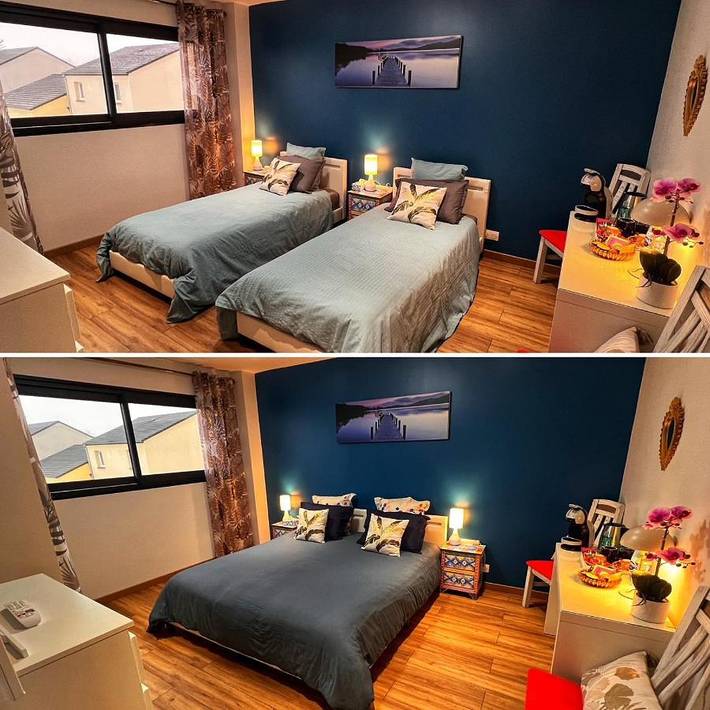 Chambre d’hôte pour 2 personnes, avec terrasse