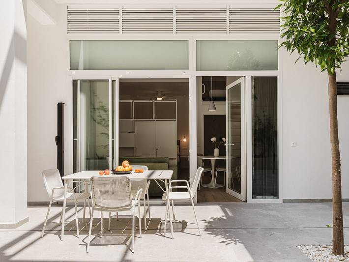 Apartamento de vacaciones para 4 personas, con jardín en Valencia