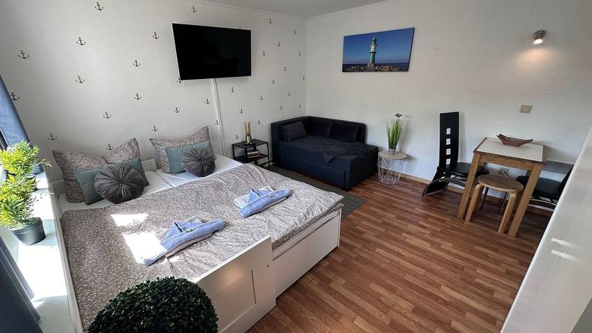 Ferienwohnung für 3 Personen, mit Garten in Rostock