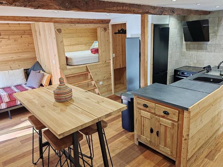 Appartement de vacances pour 4 personnes, avec jardin et vue