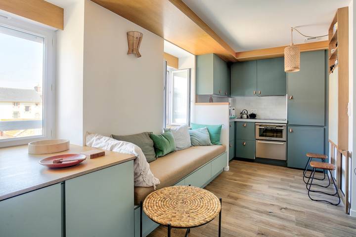 Appartement de vacances pour 2 personnes, avec Jardin