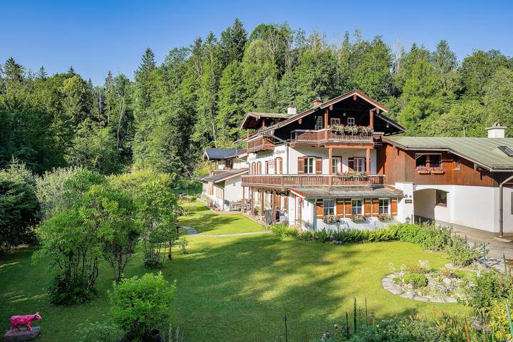 Ferienwohnung für 4 Personen, mit Terrasse, mit Haustier in Bischofswiesen