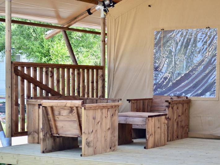Zelt für 5 Personen, mit Terrasse in Westland - 4