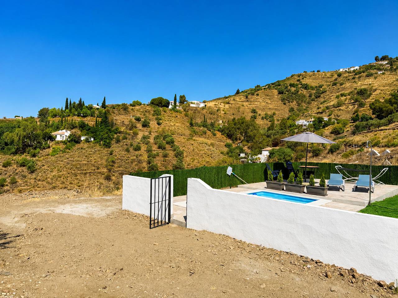 Cortijo Juan de Dios piscina privada en Competa in Cómpeta, Cordillera Penibética