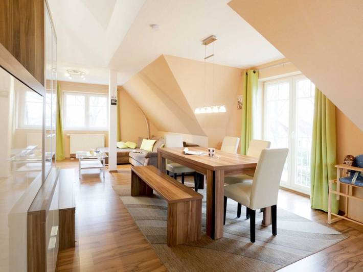 Ferienwohnung für 6 Personen, mit Balkon und Garten sowie Sauna in Groß Schwansee - 4