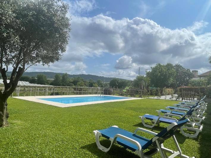 Casa de férias para 9 pessoas, com vista e jardim e ainda piscina em 