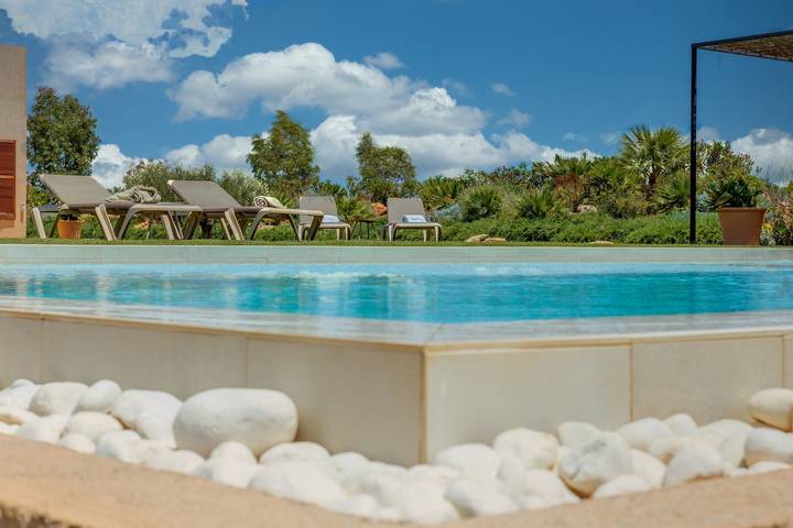 Maison de vacances 'Finca Thalassa' avec vue sur les montagnes, Wi-Fi et climatisation in Campos, Majorque du Sud