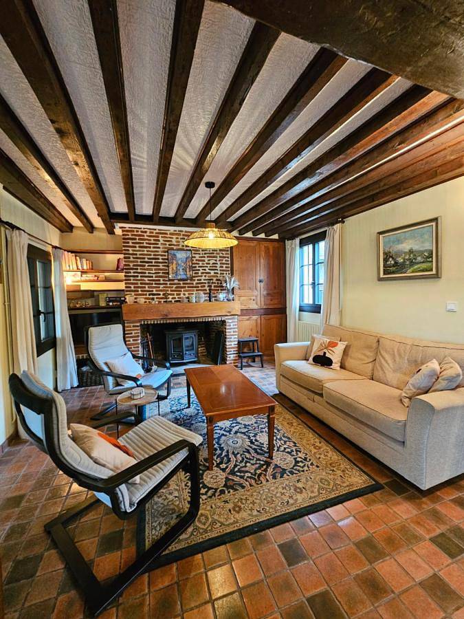 Maison normande au cœur de Le Bec-Hellouin in Le Bec-Hellouin, Région de Bernay