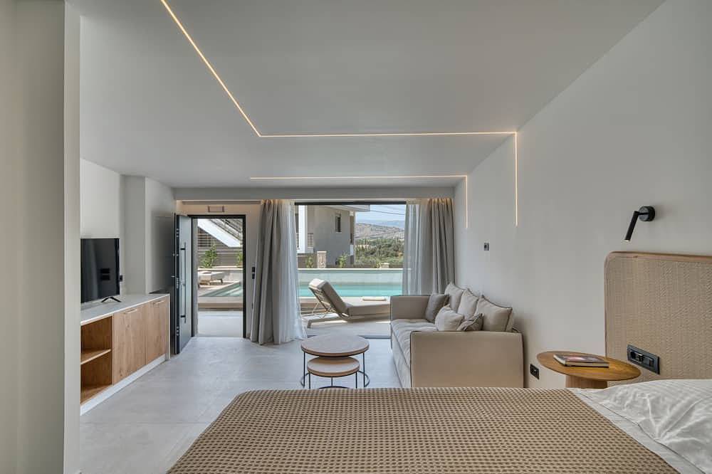 Ganze Wohnung, Junior Studio Suite with Pool View in Nafplio, Argolis