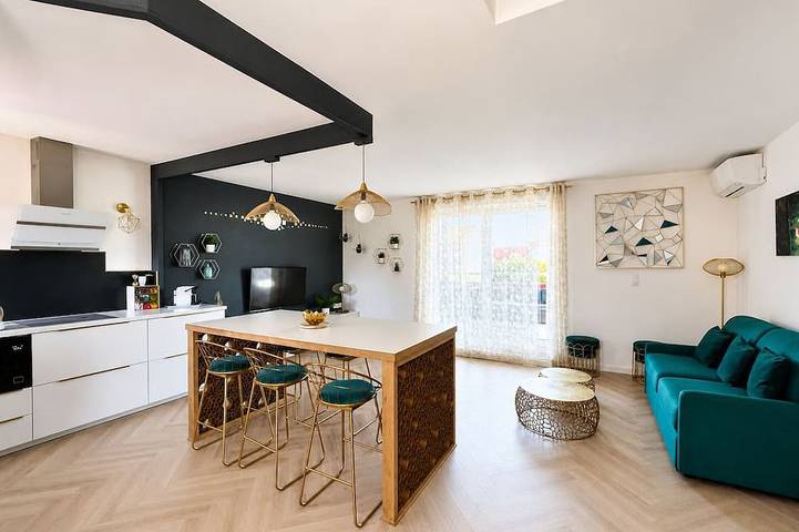 Appartement de vacances pour 6 personnes, avec terrasse, animaux acceptés à Lattes