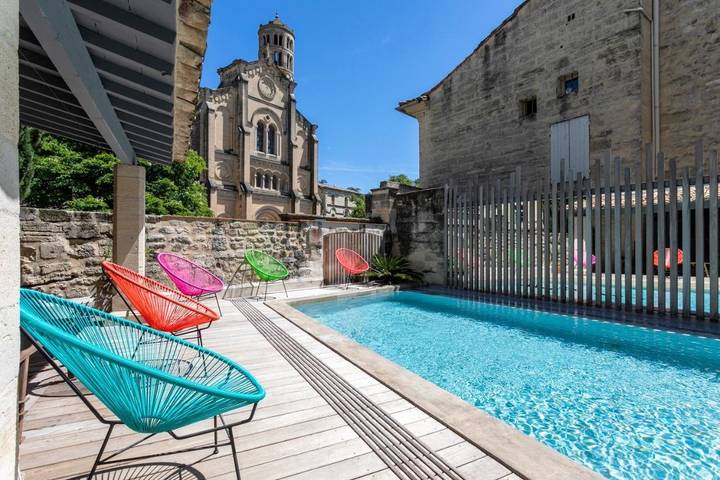 Hôtel pour 2 personnes, avec Terrasse ainsi que Piscine et Vue