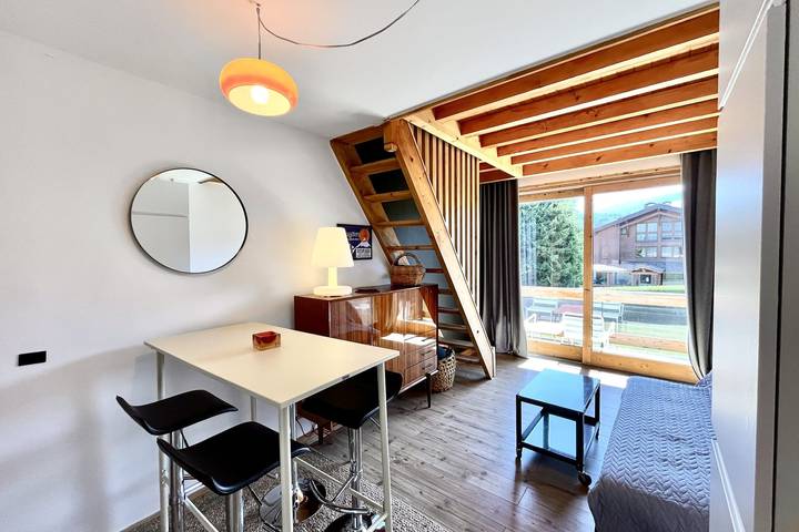 Appartement de vacances pour 6 personnes, avec balcon, adapté aux familles à Megève