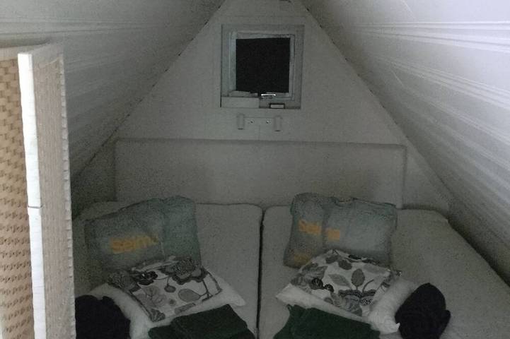 Vita Huset mit Blick auf den Mälaren-See in Södra Ängby in Schwedische Ostsee