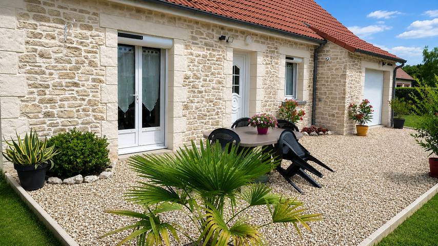 Gîte pour 4 personnes, avec terrasse et jardin dans le Loir-et-Cher