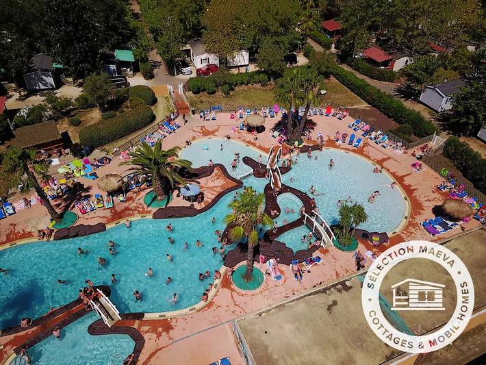 Mobilheim mit 3 Zimmern für 4/6 Personen, Klimaanlage + Tv in Vias Plage, Vias