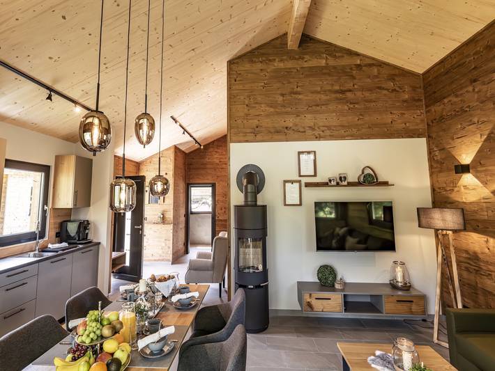 Acogedor chalet en planta baja en Vital Camp Bayerbach. in Bayerbach, Bayerische Golf und Thermenland