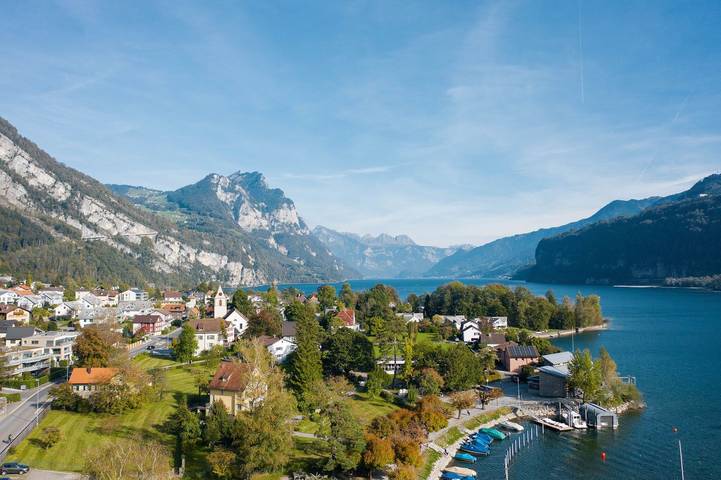 Ganze Wohnung, Exklusives Urlaubserlebnis im schönen Apartment Mariahalden in der Schweiz! in Weesen, Walensee