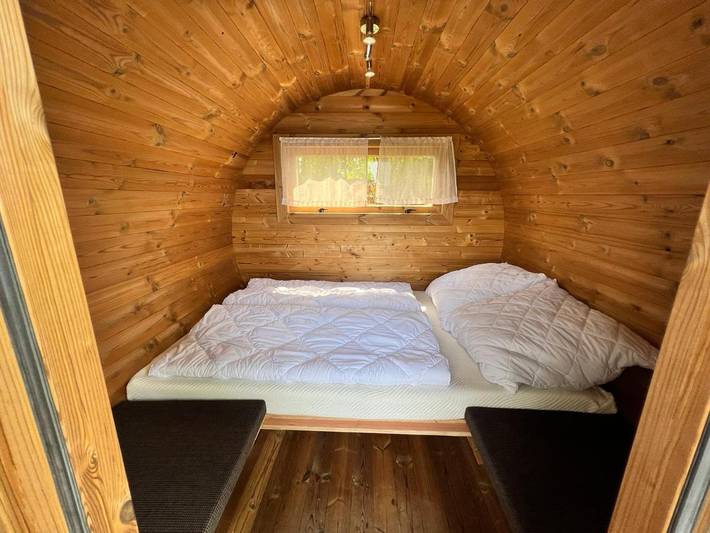 Camping für 3 Personen, mit Terrasse und Ausblick sowie Garten und Seeblick in der Lüneburger Heide - 2