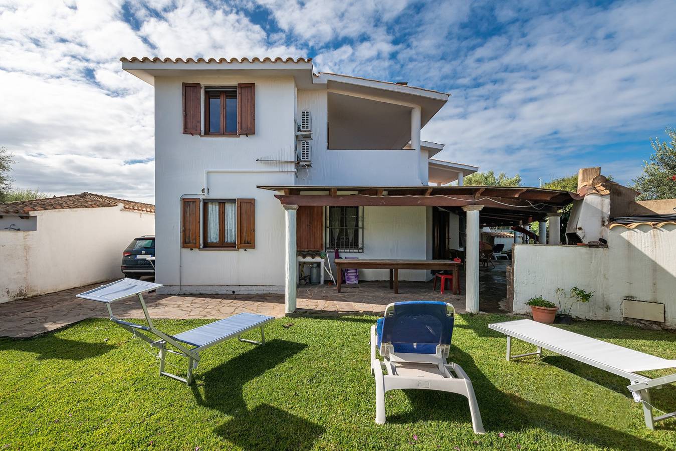 Ferienhaus Casa Giovanna e Antonio mit Meerblick, Klimaanlage, Terrasse und Garten in Calasetta, Sant'Antioco