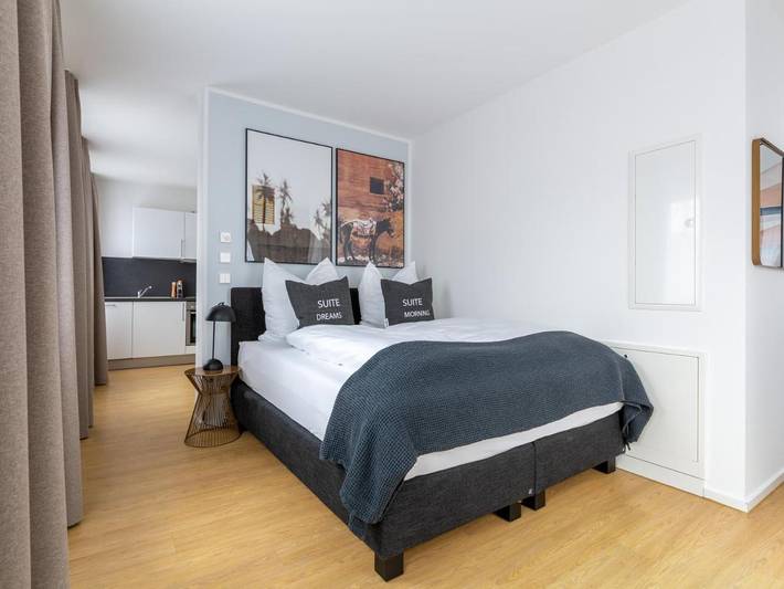 Appart’hôtel pour 2 personnes, avec balcon