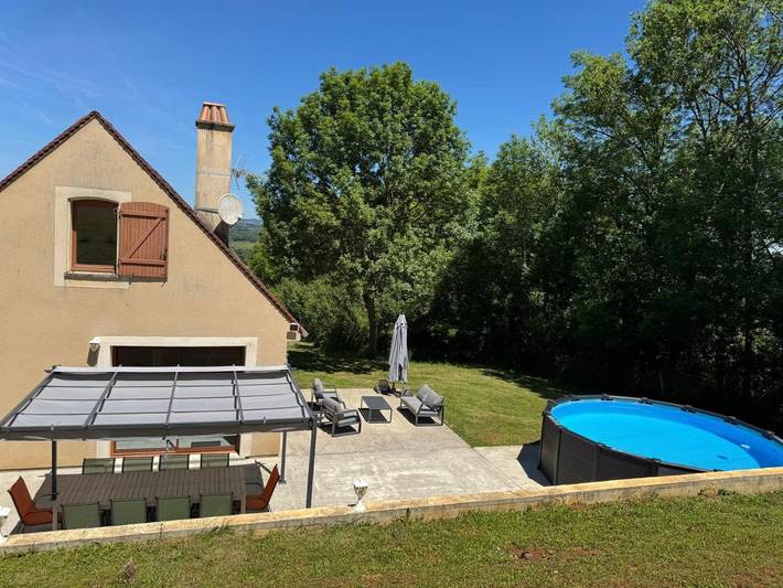 Location de vacances pour 10 personnes, avec vue ainsi que jardin et piscine à Béduer - 2