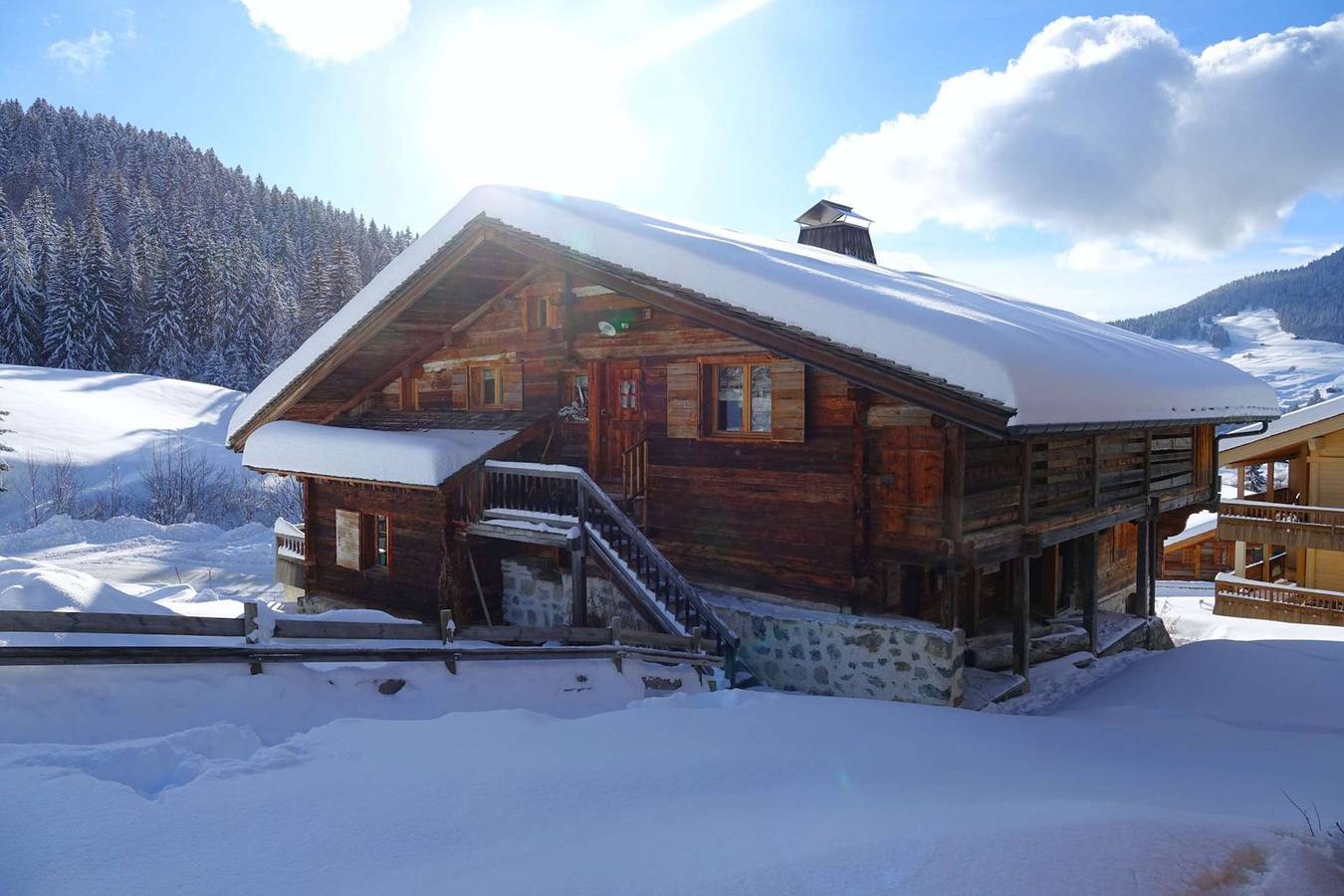 Appartement de vacances entier, Le Grenier, à 130 mètres des pistes in Le Grand-Bornand, Région d'Annecy