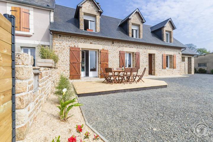 Gîte pour 8 personnes, avec terrasse