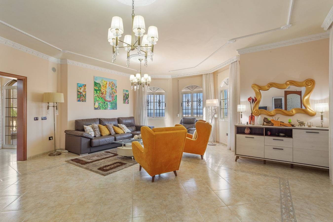 Vacation Villa 'Chalet Luxury' with Sea View, Private Pool and Wi-Fi in Candelaria, South Tenerife