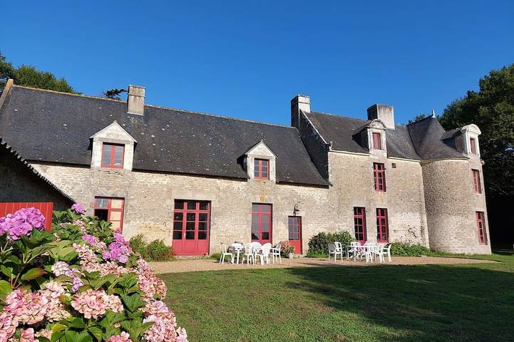 Maison de vacances pour 15 personnes, avec jardin à Saint-Molf