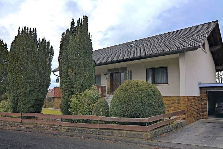 Ferienhaus für 8 Personen, mit Balkon und Garten sowie Sauna in Frankenau
