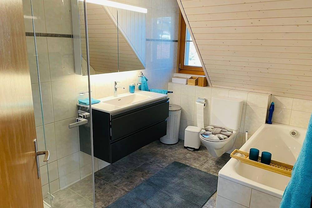 Appartamento intero, Beautiful penthouse duplex apartment with balcony surrounded by greenery in Aargau-Basel