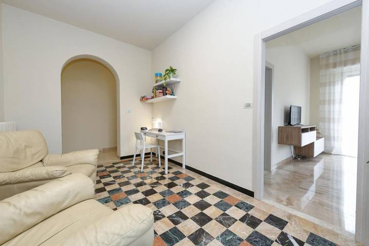 Ferienwohnung für 5 Personen, mit Garten und Ausblick