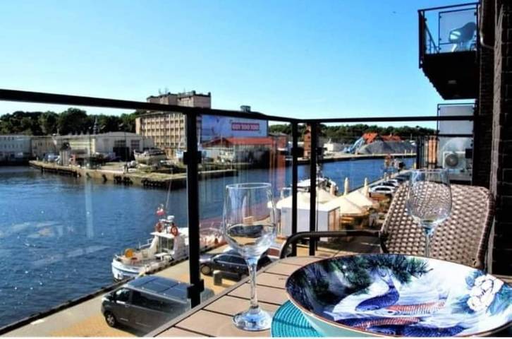 Ferienwohnung für 4 Personen, mit Ausblick und Balkon in Ustka
