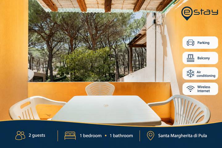 Appartamento per 2 persone, con Balcone/Terrazza e Terrazza a Santa Margherita di Pula