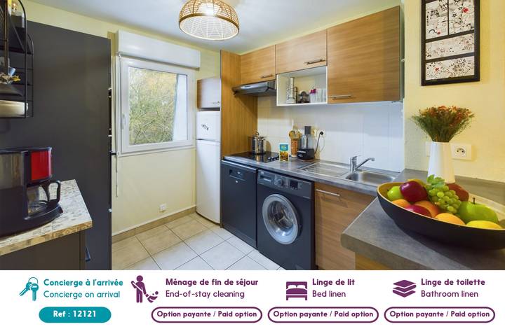 Appartement de vacances pour 4 personnes, avec balcon