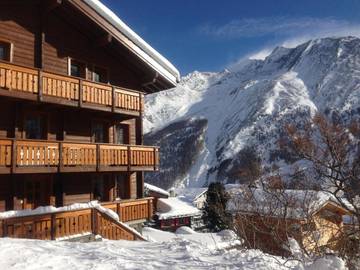 Gîte pour 2 personnes, avec sauna ainsi que vue et jardin à Saas-Fee