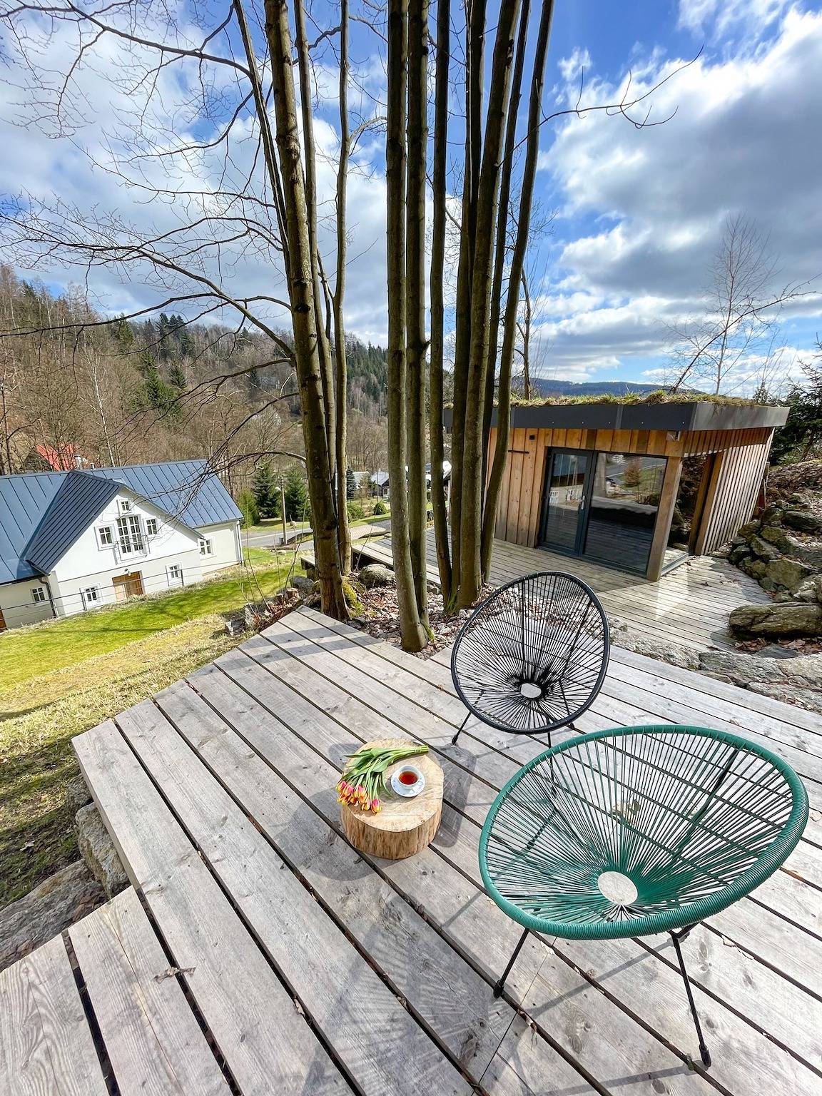 Villa met sauna Ldd032 in Desná, Region Liberec