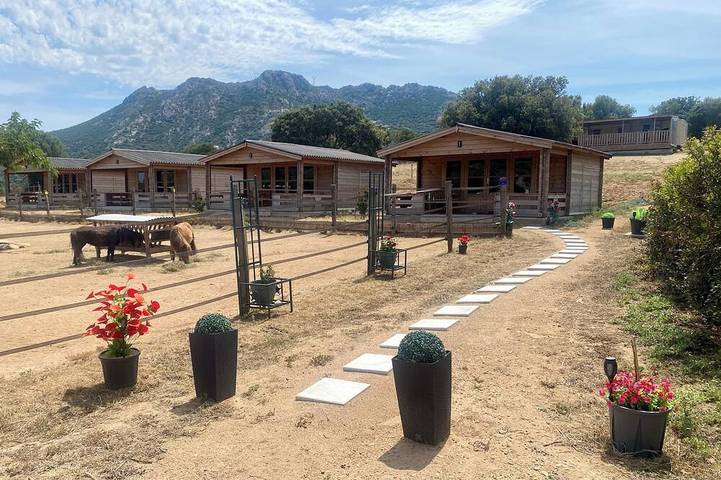 Gîte pour 2 personnes, avec jardin et terrasse à Occhiatana
