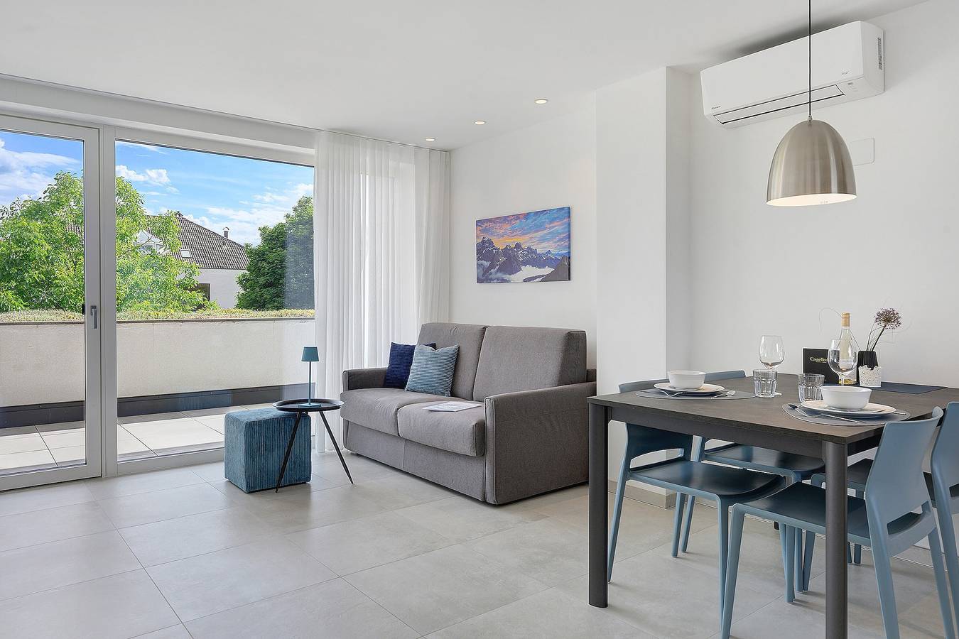 Ganze Wohnung, Bike Apartments Curti "Himmelblau" mit Sonnenterrasse & Alpenpanorama in Leifers, Fleimstaler Alpen