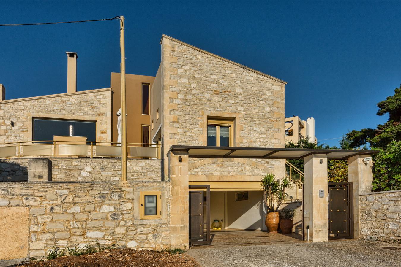 Palladio Luxury Villa mit herrlichem Blick in Rethymno und Umgebung