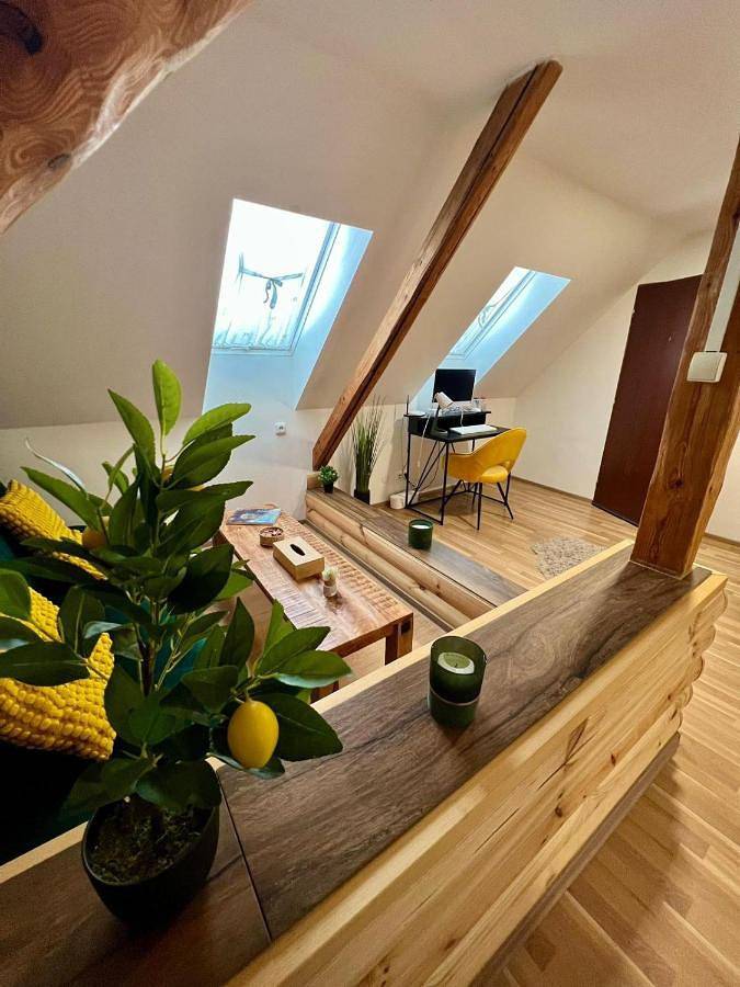 Ferienwohnung für 4 Personen, mit Ausblick und Garten in Ostrau