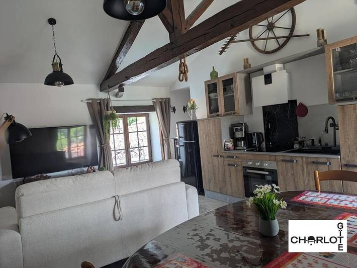 Gîte pour 4 personnes, avec vue ainsi que piscine et jardin à Migné-Auxances - 3