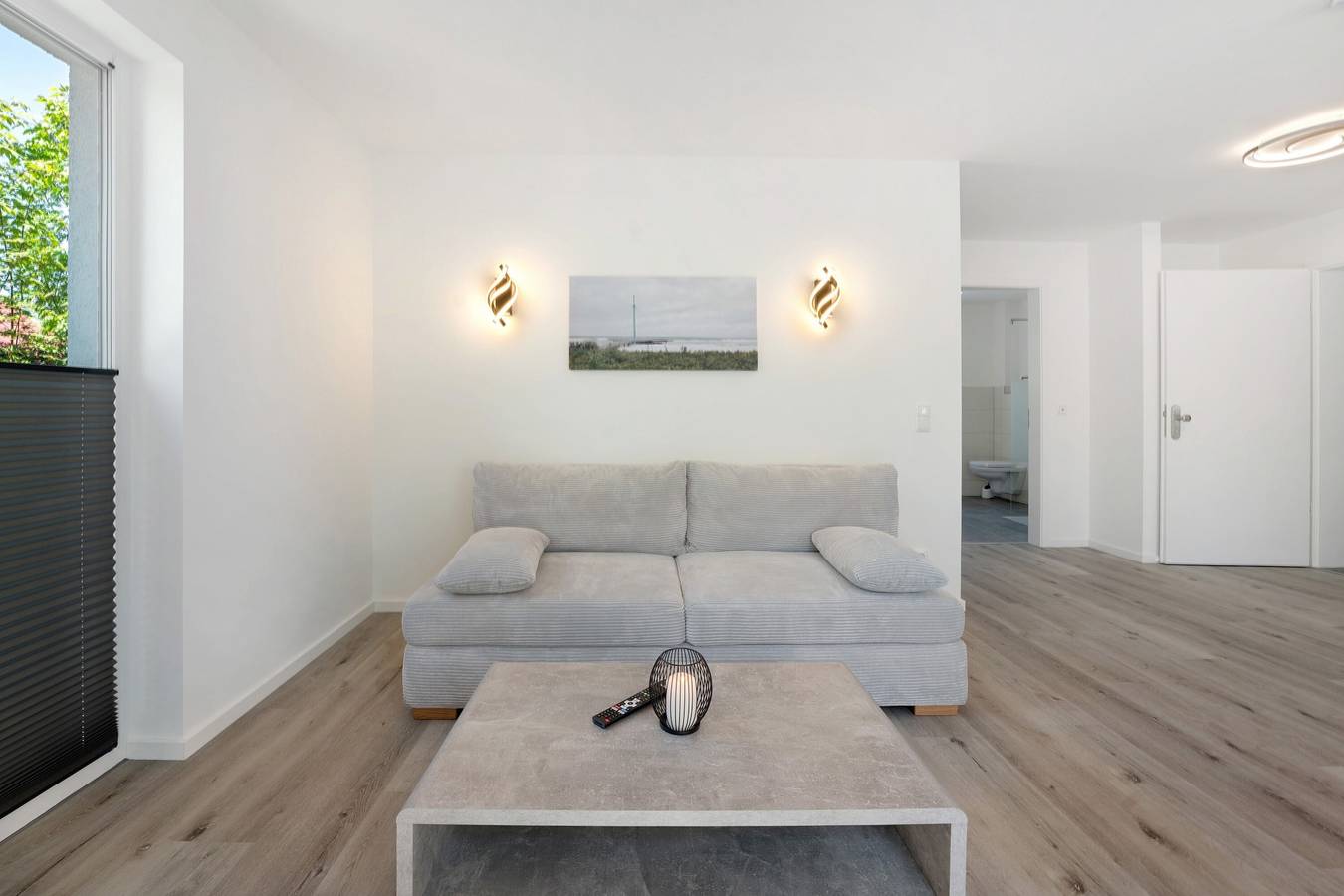 Ganze Wohnung, Ferienwohnung 'Blaue Welle' mit privater Terrasse und Wlan in Hohwacht, Hohwachter Bucht