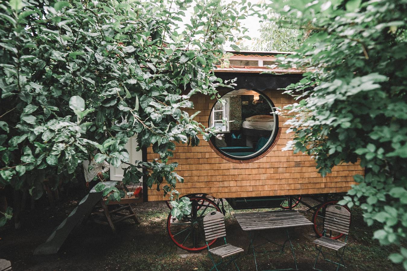 Appartamento vacanze 'Camping Passeier Glamping Aurum' con vista montagna, piscina comune e Wi-Fi in Saltusio, San Martino in Passiria