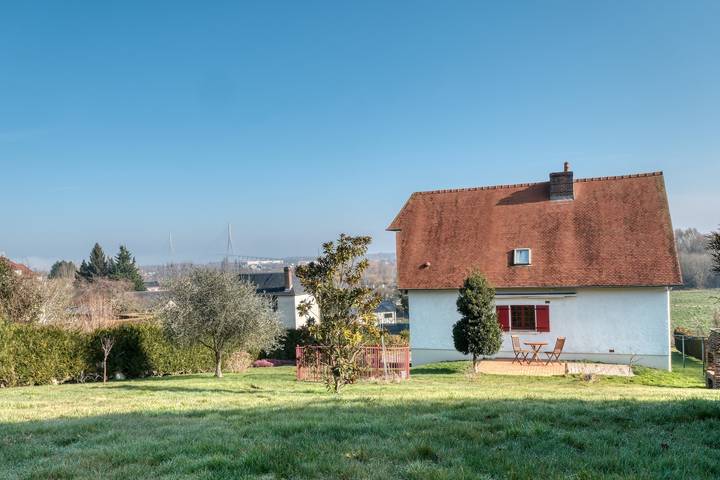Maison de vacances pour 8 personnes, avec jacuzzi ainsi que jardin et balcon