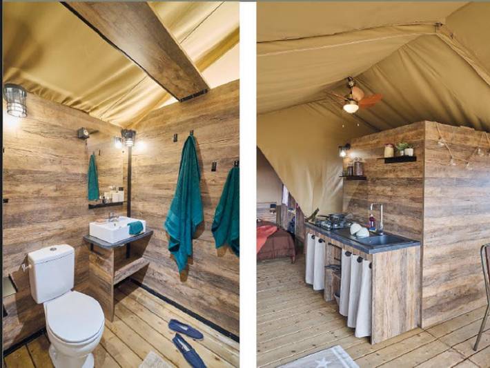 Camping pour 5 personnes, avec bassin pour enfant dans Massif central - 4