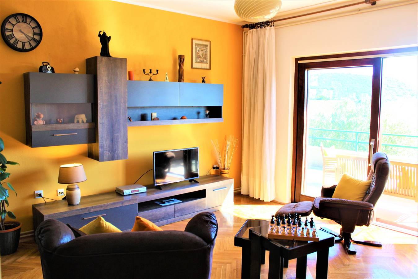 Ganze Wohnung, 1-Zimmer-Ferienwohnung mit Terrasse und Meerblick Primosten A-15499-b in Primošten, Šibenik-Knin