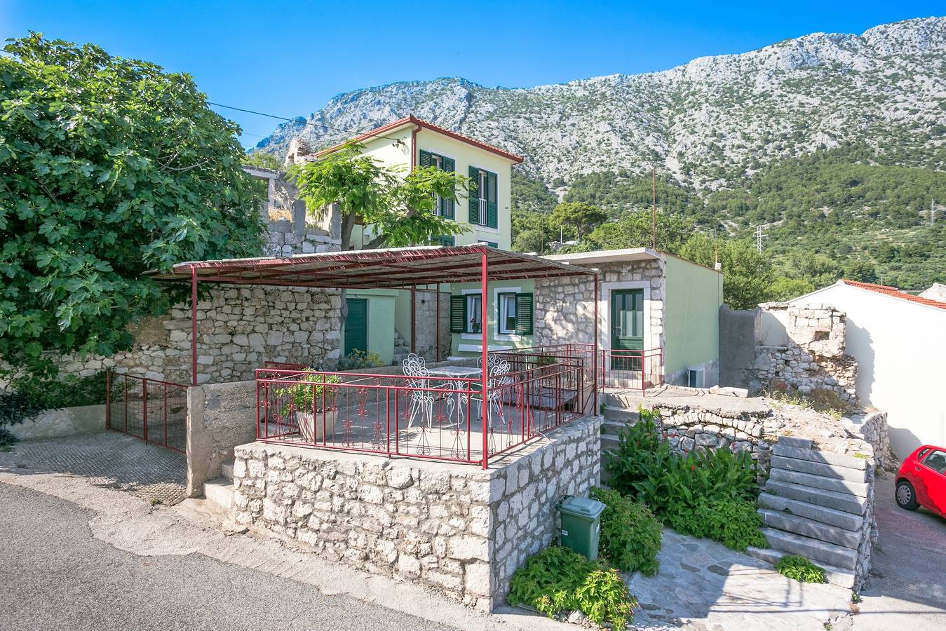Cały apartament, Apartamenty typu studio z tarasem i widokiem na morze Igrane, Makarska As-6796-b in Igrane, Riwiera Makarska