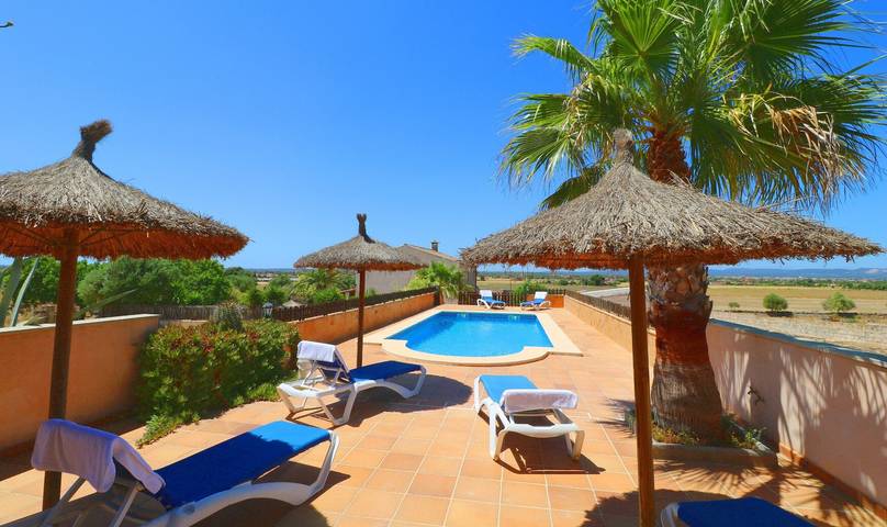 Landhaus „Alcoraia“ mit privatem Pool, Terrasse und Wlan in Campos, Mallorca Süden