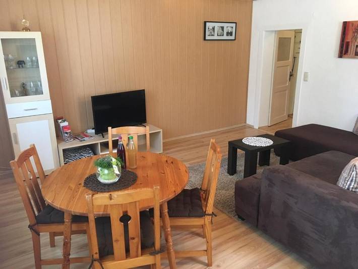 Ferienwohnung für 3 Personen, mit Balkon und Terrasse sowie Garten in Pretzfeld